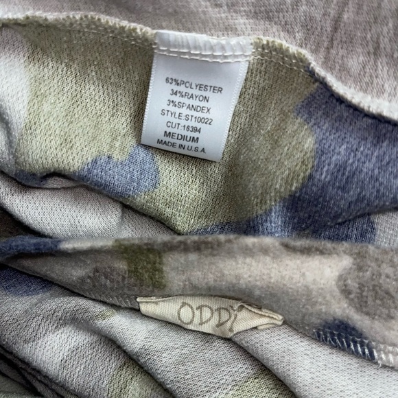 Oddi • Vintage • Medium • Safari • Brown/Beige/Green • Top & Shorts) Pajamas Set - Picture 10 of 11